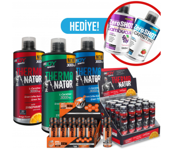 Thermonator Paket + Zeroshot L-Carnitine Hediye!